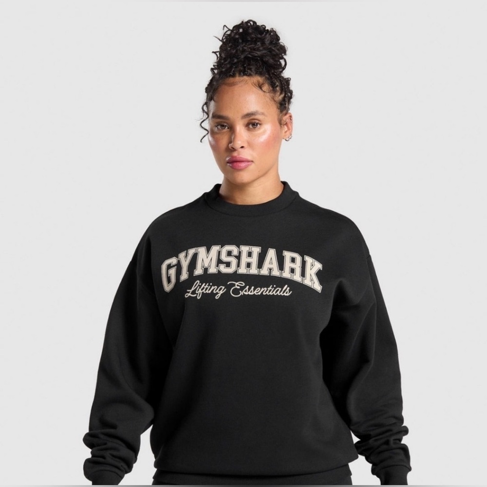 Gymshark Lifting Essentials Graphic Brushed Oversized Sweatshirt